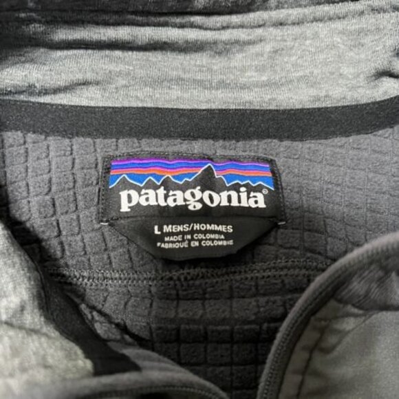 Patagonia Mens Regulator Fleece Half Zip Size L Grey - Picture 3 of 8
